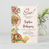 Ciao Italian Dinner Party Invitation (Debout devant)