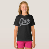 Ciao-script (grijs) trui (Voorkant volledig)