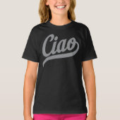 Ciao-script (grijs) trui (Voorkant)