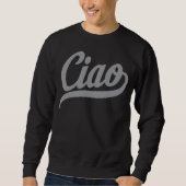 Ciao-script (grijs) trui (Voorkant)