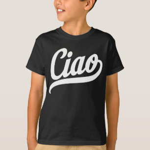 Ciao-script (wit) t-shirt