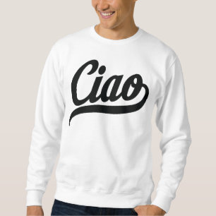 Ciao-script (zwart) trui