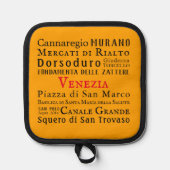 Ciao Venezia! canvas afdruk Pannenlap (Voorkant)