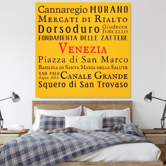 Ciao Venezia ! Impression Canvas (Insitu(Chambre))