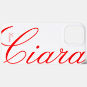 Ciara - beau Coque iPhone 13 - customisez-le (Verso (horizontal))