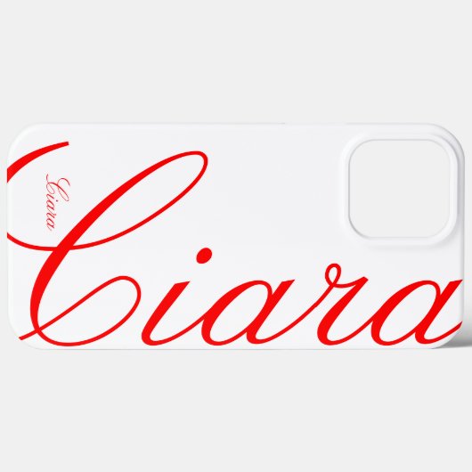 Ciara - beau Coque iPhone 13 - customisez-le (Verso (horizontal))