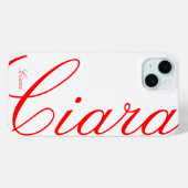 Ciara - schönes iPhone Case - (Achterkant (horizontaal))