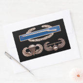 CIB Airborne Air Assault Rechthoekige Sticker (Envelop)