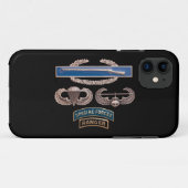 CIB Airborne Air Assault SF Ranger Case-Mate iPhone Case (Achterkant (horizontaal))
