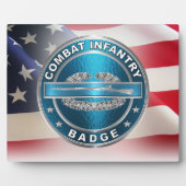 CIB Combat Infantryman Badge Fotoplaat (Voorkant)