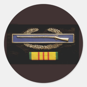 CIB- en lintsticker Ronde Sticker