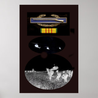 CIB- en Vietnam-dienst Ribbon-poster Poster