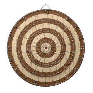 Cible à fléchettes en bois classique décoration de