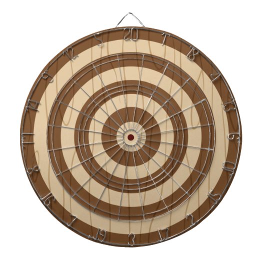 Cible à fléchettes en bois classique décoration de (Devant)