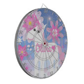 Cible assez rose personnalisable de licorne (Devant gauche)