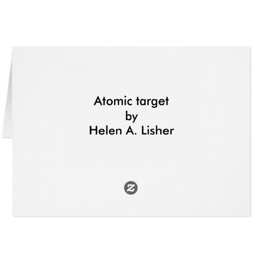 Cible atomique (Dos Horizontal)