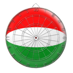 Cible avec le drapeau de Hongrois de la Hongrie de