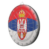 Cible avec le drapeau serbe de la Serbie de 6 (Devant droit)