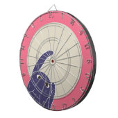 CIBLE DE FLÉCHETTES 猫とダーツ 下から (Devant droit)