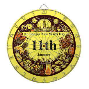 Cible De Fléchettes 11 janvier - Plus de Jour de l'An