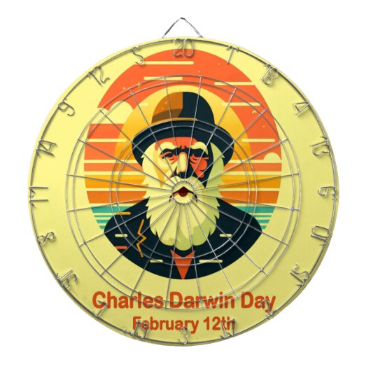 Cible De Fléchettes 12 février - Journée Charles Darwin (Devant)