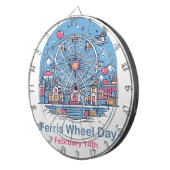 Cible De Fléchettes 14 févr. - Journée de la grande roue (Devant droit)