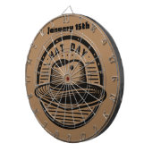 Cible De Fléchettes 15 janvier - Jour du Casquette (Devant droit)