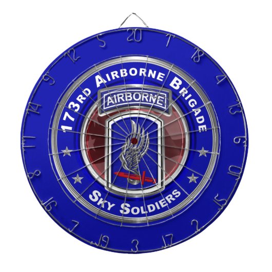 Cible De Fléchettes 173e brigade aéroportée combat team (Devant)