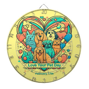 Cible De Fléchettes 17 févr. - Love Your Pet Day