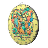 Cible De Fléchettes 17 févr. - Love Your Pet Day (Devant droit)