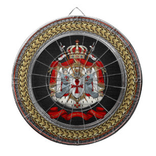 Cible De Fléchettes [200] Armoiries des chevaliers Templiers