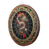 Cible De Fléchettes [200] Dragon chinois d'or Fucanglong (Devant droit)