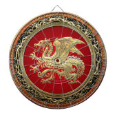 Cible De Fléchettes [200] Dragon islandais, Landvættir [or] (Devant)