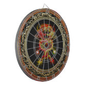 Cible De Fléchettes [200] Dragons rouges et jaunes (Devant gauche)