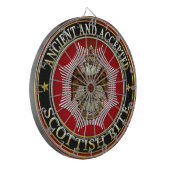 Cible De Fléchettes [200] Eagle à tête double du Rite écossais (Devant gauche)