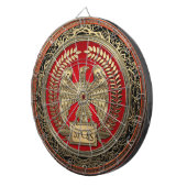 Cible De Fléchettes [200] Gold Roman Imperial Eagle (Devant droit)