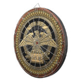 Cible De Fléchettes [200] Gold Roman Imperial Eagle on Gold Medallion (Devant droit)