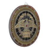 Cible De Fléchettes [200] Gold Roman Imperial Eagle on Gold Medallion (Devant gauche)