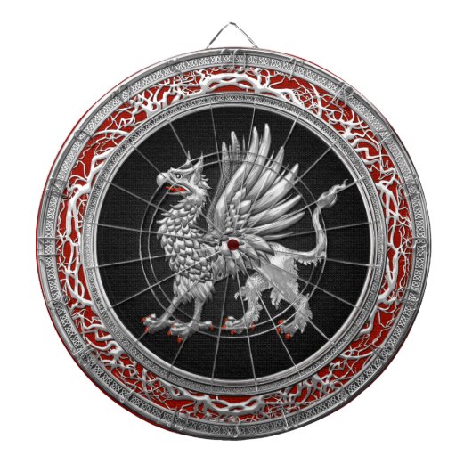 Cible De Fléchettes [200] Griffin d'argent sacré (Devant)