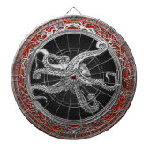 Cible De Fléchettes [200] Octopus d'argent sacré en posture défensive (Devant)