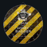 Cible De Fléchettes [24.1] Garder calme ou blaireau de miel...<br><div class="desc">Voici le design hilarant "Keep Calm,  or Honey Badger... " de C.7 Design Studio. Essentiellement,  il s'agit d'une parodie sur de nombreux modes "Honey Badger" et "Keep Calm" ...  Ce sera une pièce de conversation garantie.. Ici vous trouverez des Cibles de flechettes,  avec ce double-whammy hilarant... </div>