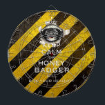 Cible De Fléchettes [24.1] Garder calme ou blaireau de miel...<br><div class="desc">Voici le design hilarant "Keep Calm,  or Honey Badger... " de C.7 Design Studio. Essentiellement,  il s'agit d'une parodie sur de nombreux modes "Honey Badger" et "Keep Calm" ...  Ce sera une pièce de conversation garantie.. Ici vous trouverez des Cibles de flechettes,  avec ce double-whammy hilarant... </div>