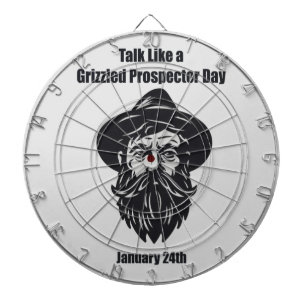 Cible De Fléchettes 24 janvier - Talk Like a Grizzled Prospector Day