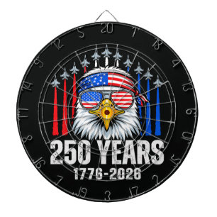 Cible De Fléchettes 250e anniversaire USA aigle patriotique 250e