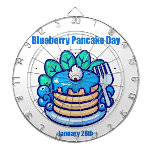 Cible De Fléchettes 28 janvier - Jour des crêpes de bleuets (Devant)