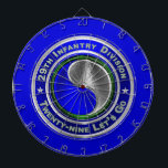 Cible De Fléchettes 29e division d'infanterie<br><div class="desc">Faites preuve de fierté pour la 29e division d'infanterie "Vingt-neuf, allons-y !" Un cadeau unique conçu pour toute personne qui cherche un cadeau spécial pour l’obtention d’un diplôme d’études, la promotion, l’inscription, la retraite, PCS, ETS, la fête des pères, la fête des mères, l’anniversaire, Noël, la fête des anciens combattants,...</div>