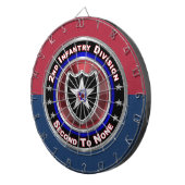 Cible De Fléchettes 2e division d'infanterie "Indianhead Division" (Devant droit)