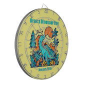 Cible De Fléchettes 30 janvier - Dessinez une journée de dinosaures (Devant gauche)