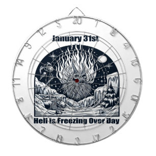 Cible De Fléchettes 31 janvier - L'enfer gèle toute la journée