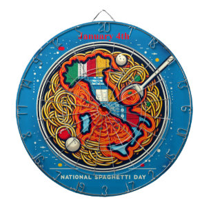 Cible De Fléchettes 4 janvier - Journée nationale des spaghetti